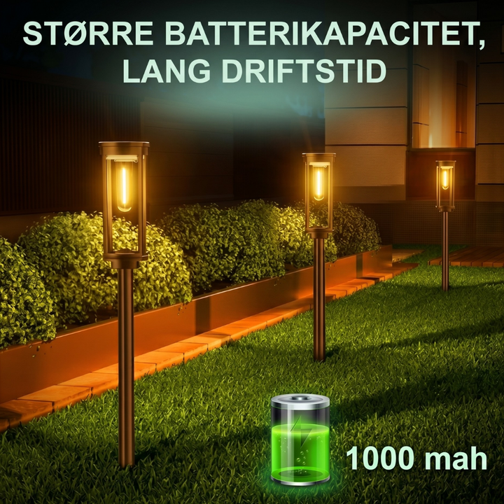 SolaraGlow™ – Lampade solari retrò per il sentiero del giardino