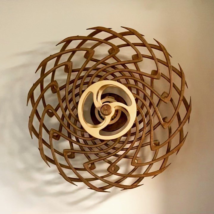 Scultura in legno cinetico | Decorazione murale animata &amp; oggetto d&