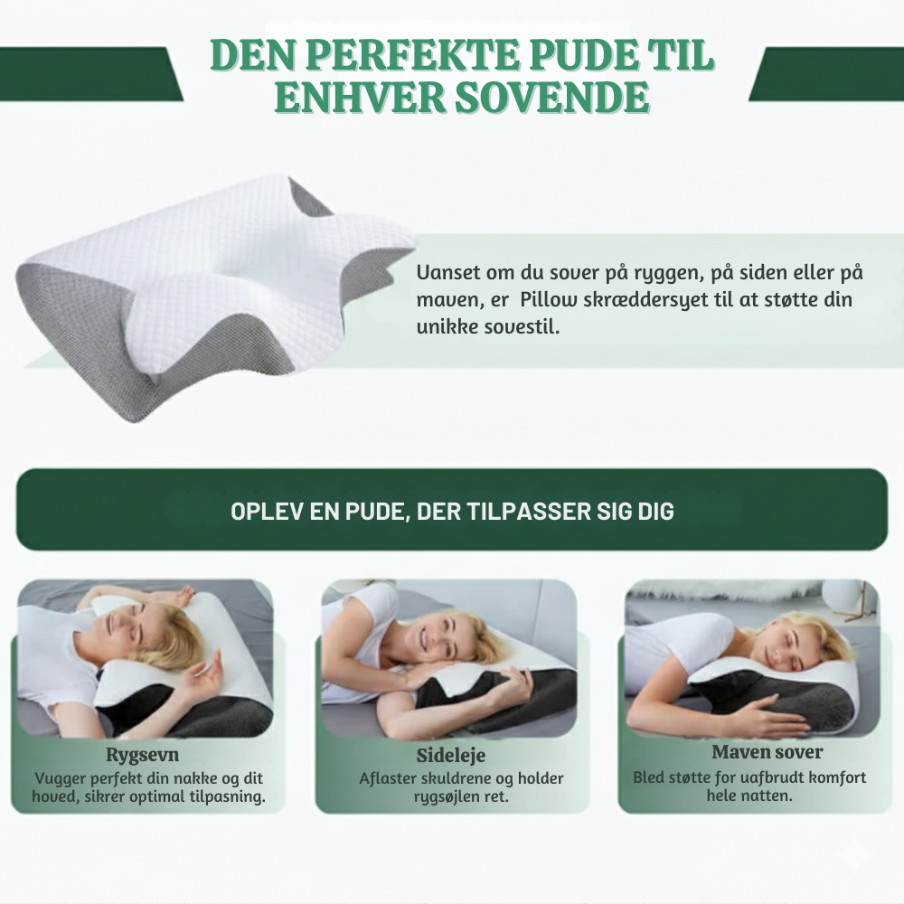 CloudCerv™ – Cuscino Ergonomico in Schiuma Memory con Supporto