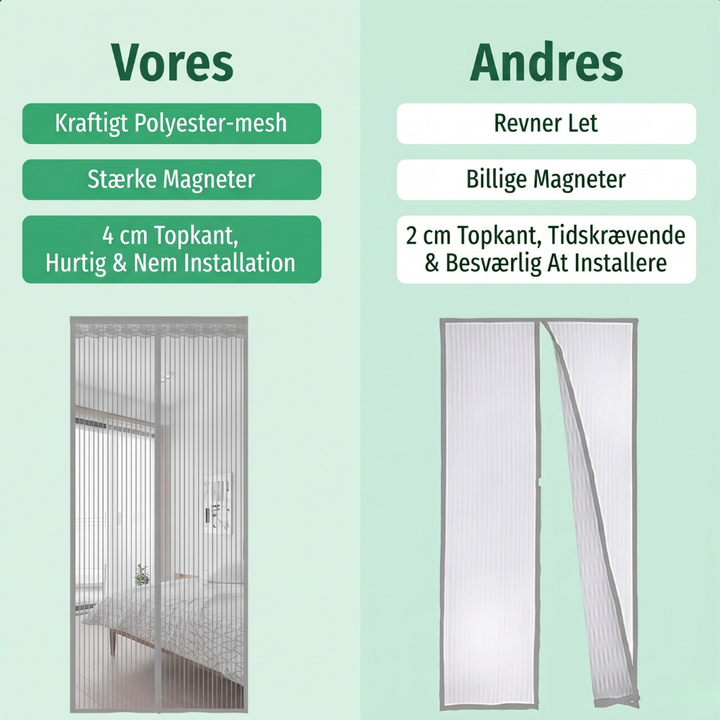 SafeShield™ – Tenda Magnetica per Insetti Potente per Porta