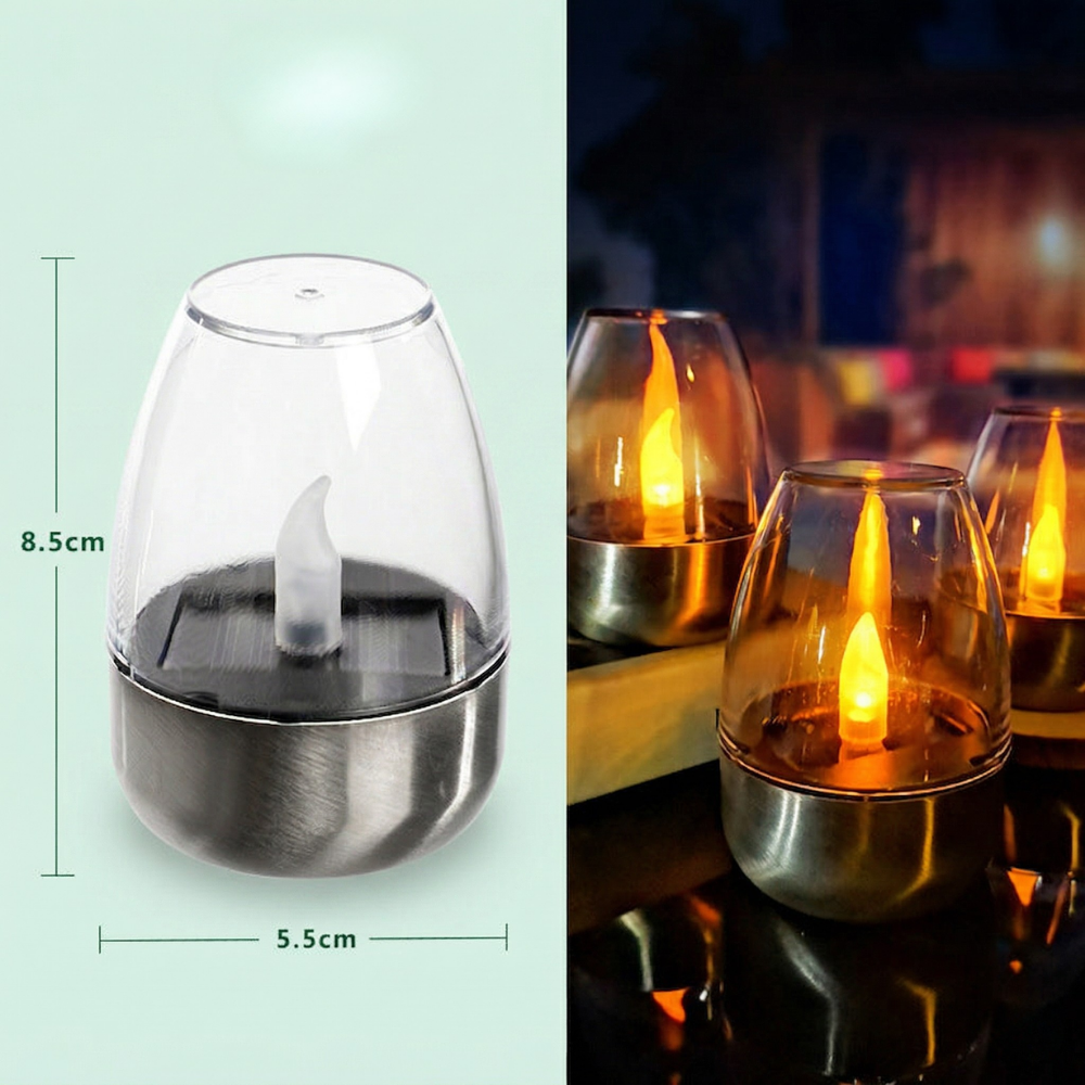 Amberis™ – Lampe de table solaire anti-flamme pour le jardin