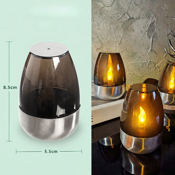 Amberis™ – Lampe de table solaire anti-flamme pour le jardin