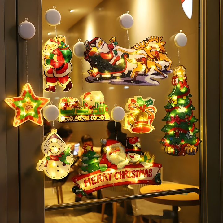 HoliBright™ – Luci festive per finestre di Natale illuminate