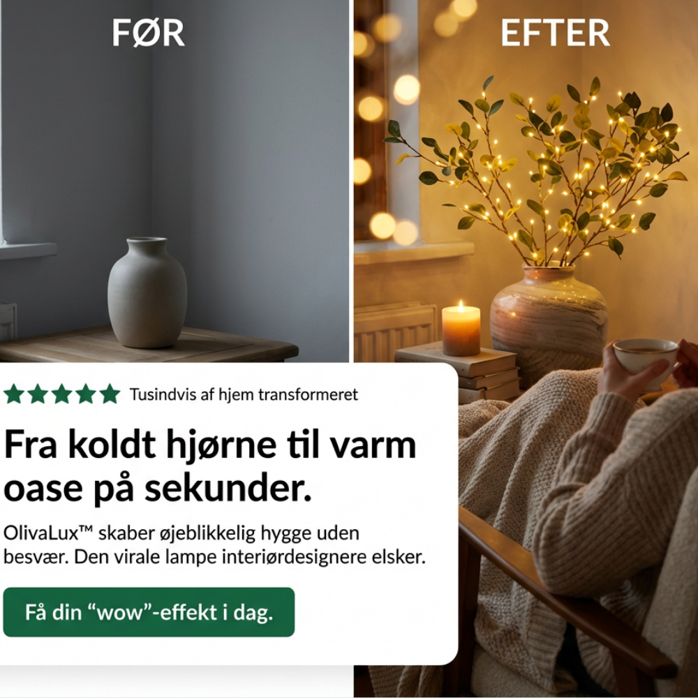 OlivaLux™ – Lampada decorativa LED a forma di ramo d&