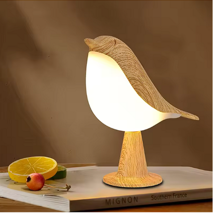 ZenGlow™ - Elegante Lampada da Comodino Ispirata agli Uccelli