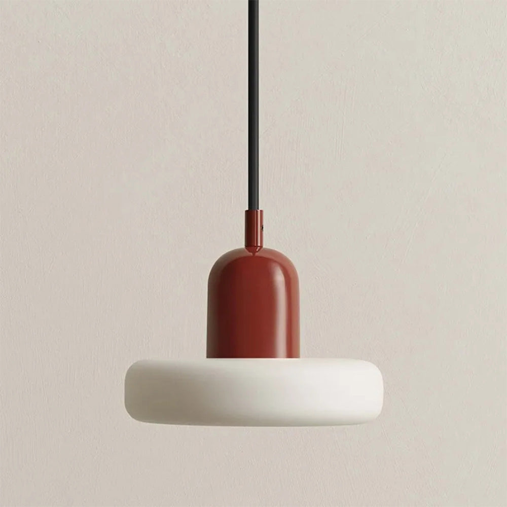 MorandiGlow: Lampada a sospensione minimalista in vetro e metallo in stile scandinavo – per sala da pranzo e soggiorno