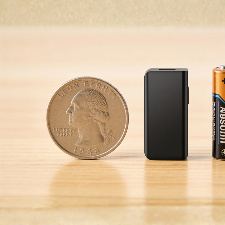 Registratore Vocale Miniatura – Piccolo, Discreto e Potente Cattura Audio | Perfetto per Registrazioni Discrete e Attivazione Vocale