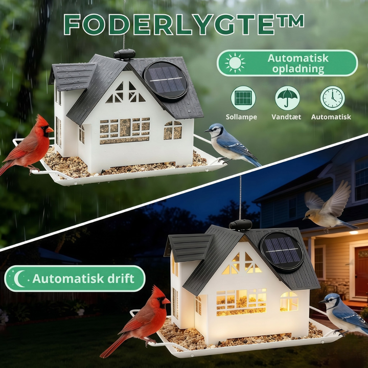 GlowPerch™ – Mangeoire à oiseaux solaire avec LED