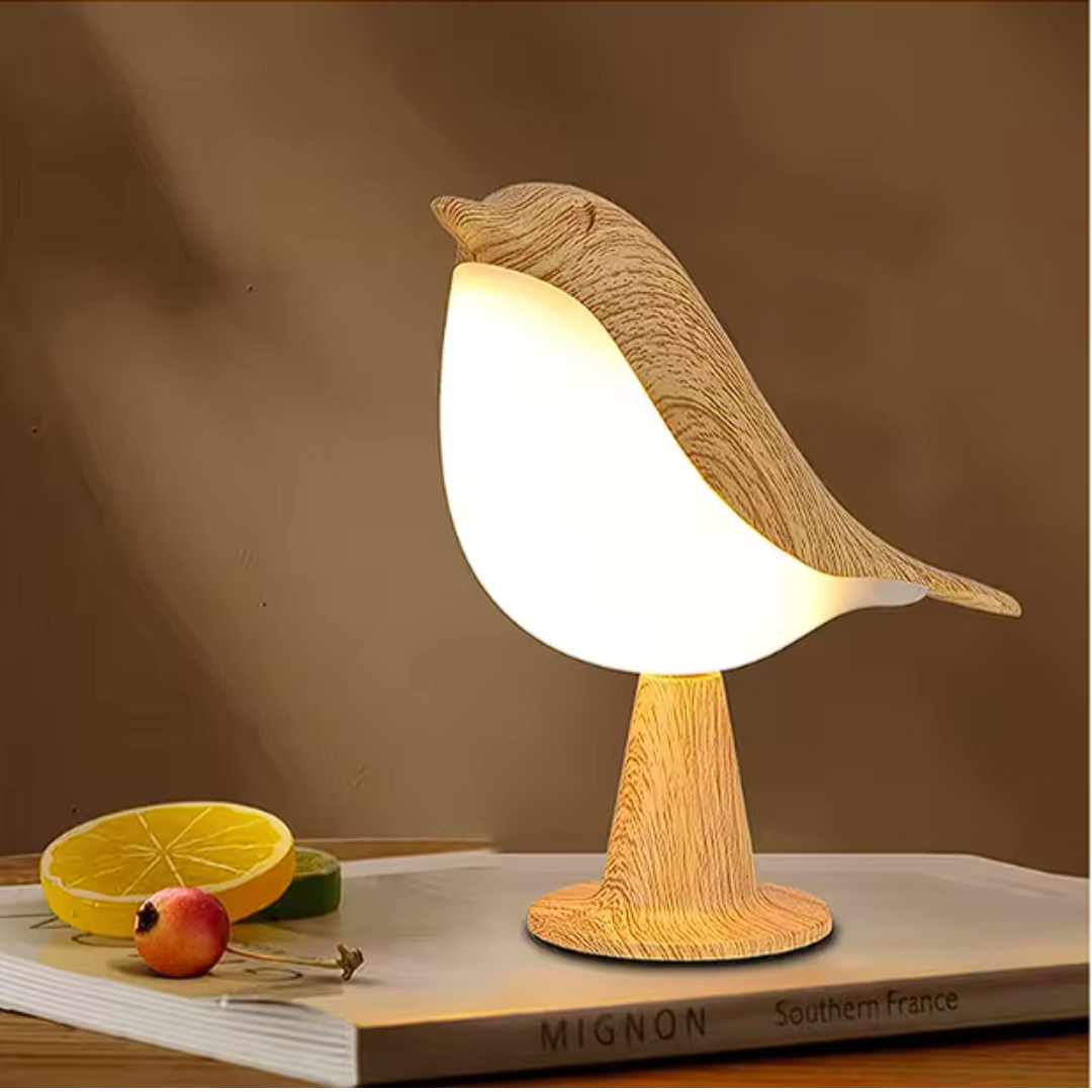 ZenGlow™ - Elegante Lampada da Comodino Ispirata agli Uccelli