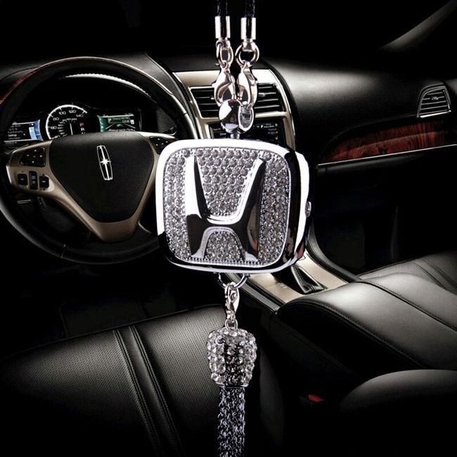 Porta-profumo Auto | Cristallo &amp; Lega di zinco | Decorazione scintillante &amp; Idea regalo