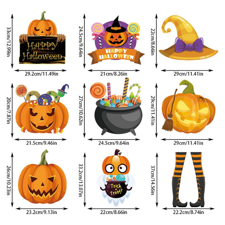 GespenstischesWillkommen™ Set di Pannelli per Porta Halloween - 3/10 pezzi