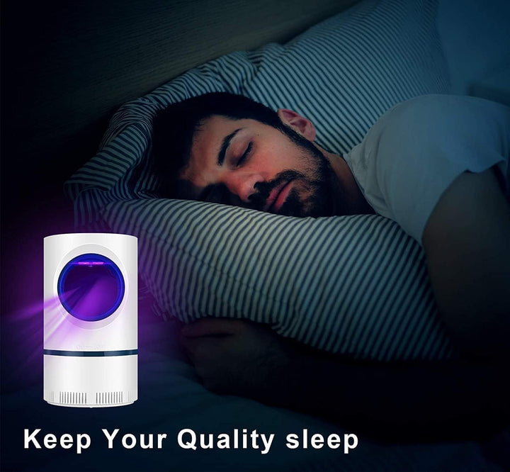 Trappola per Zanzare e Mosche con Luce UV per Uso Interno/Esterno