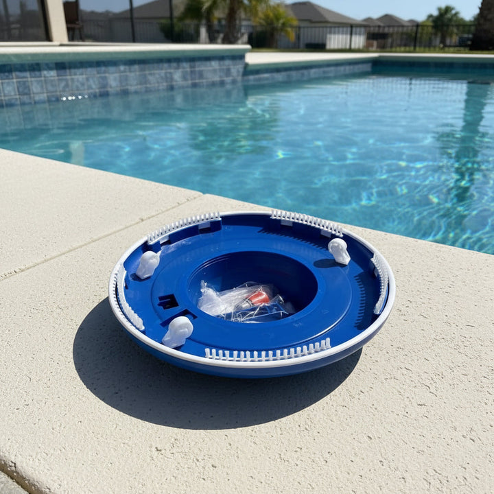 AQUAVAC – Pulitore per Piscina Senza Chimici con Forte Potenza di Aspirazione per Foglie e Sporcizia