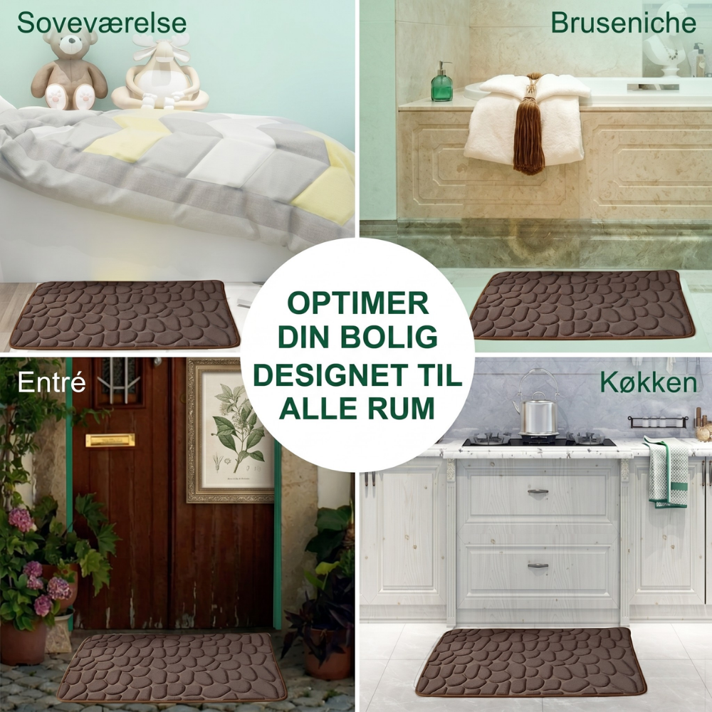 AquaDry™ – Tappeto da bagno ultra-assorbente antiscivolo