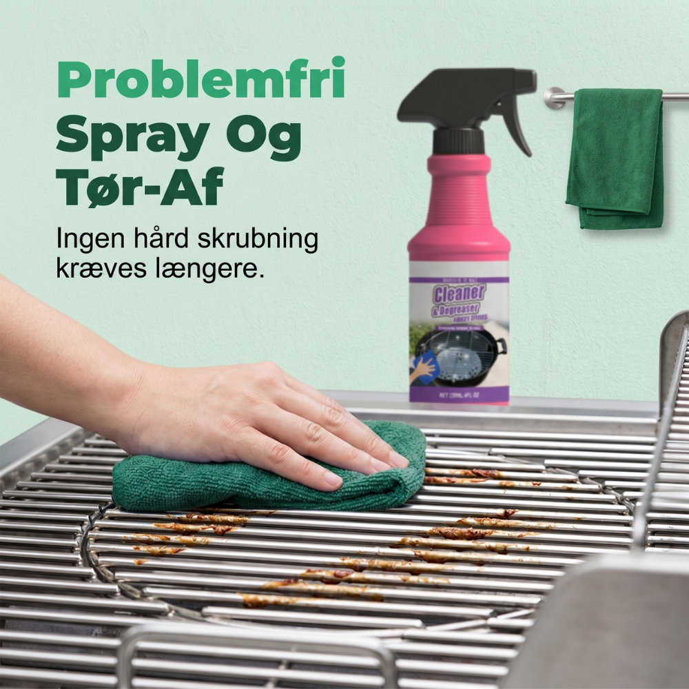 SearClean™ – Spray detergente per grasso BBQ ad azione rapida