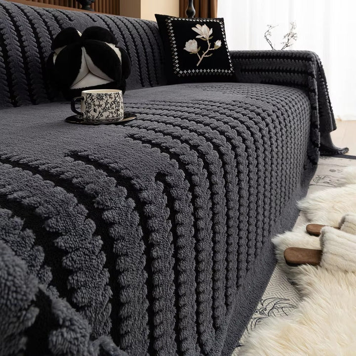 Copertura per divano Heritage in peluche con tufting