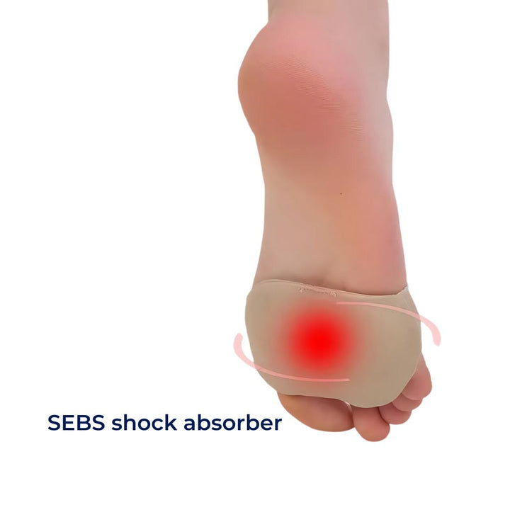 Cuscinetti per il Sollievo del Neuroma di Morton e Metatarsalgia ComfortStep | Cuscino in Gel e Supporto Metatarsale | Sollievo dal Dolore ai Piedi per il Comfort Quotidiano