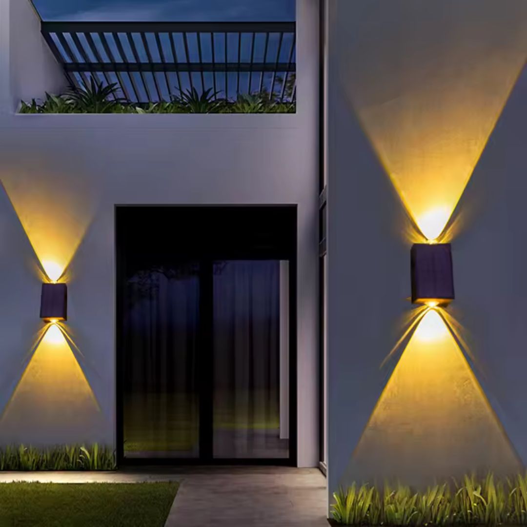 Glowrite™ – Lampada solare elegante per montaggio a parete