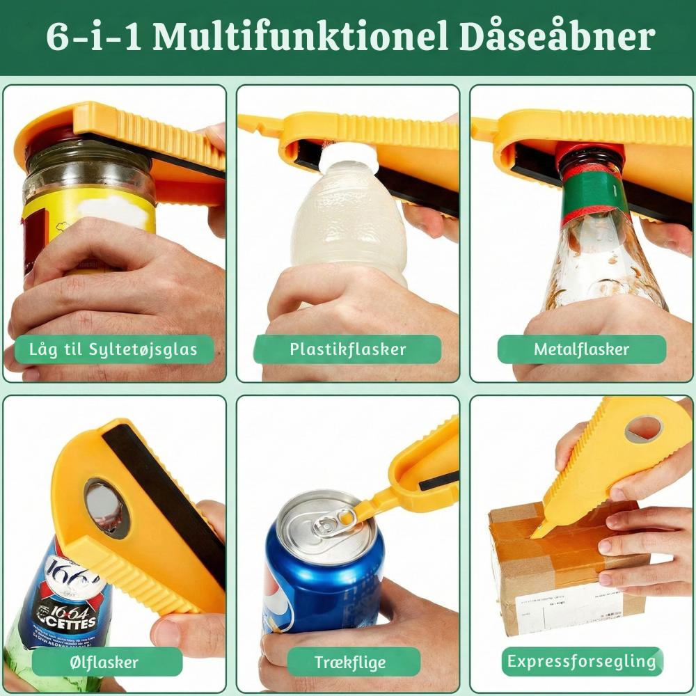 QuickPop™ – Apribottiglie e apribocca multifunzione