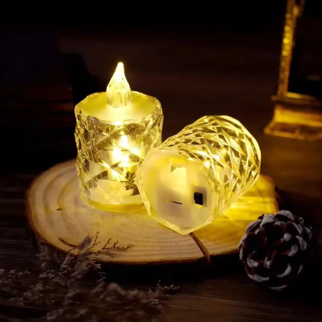 CandleGlow™ - Lampada LED in cristallo senza fiamma