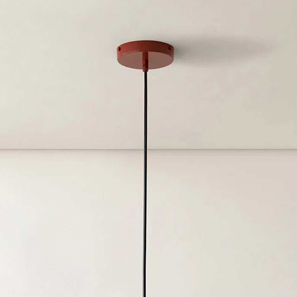 MorandiGlow: Lampada a sospensione minimalista in vetro e metallo in stile scandinavo – per sala da pranzo e soggiorno