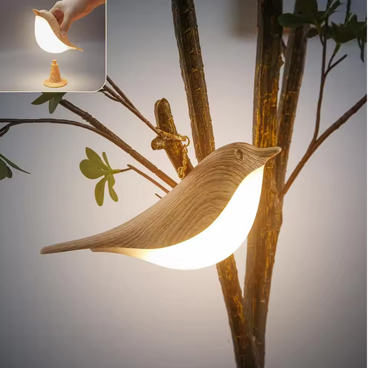 ZenGlow™ - Lampada da comodino elegante ispirata agli uccelli