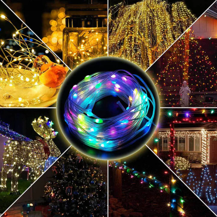 GlowVibe™ – Ghirlande LED colorate con telecomando