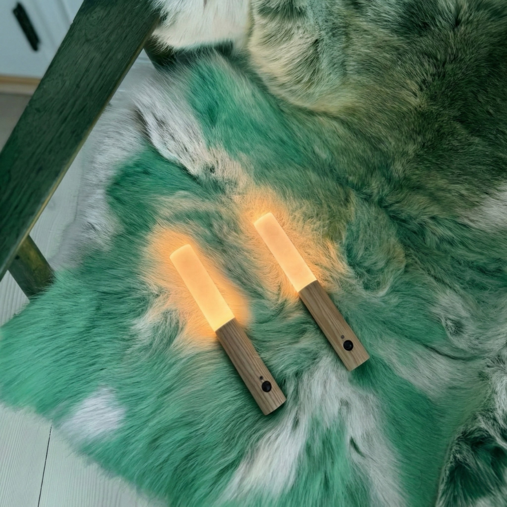 HavnLight™ – Lampada da Parete in Legno Magnetico con Rilevatore di Movimento