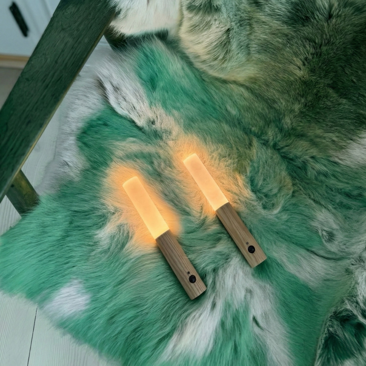 HavnLight™ – Lampada da Parete in Legno Magnetico con Rilevatore di Movimento
