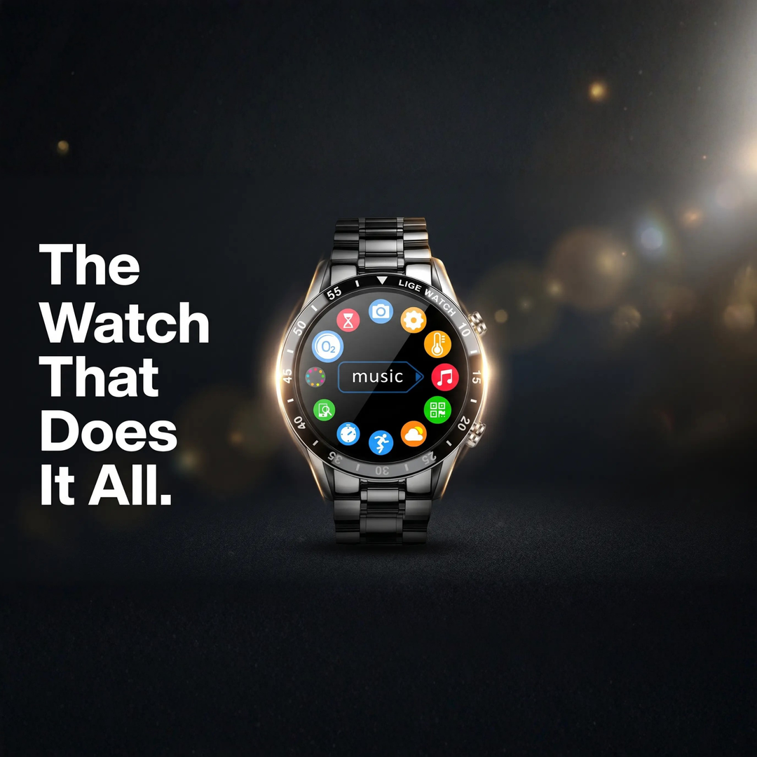 Orologio intelligente di lusso 4G – Orologio elegante con chiamate, GPS e funzioni di salute