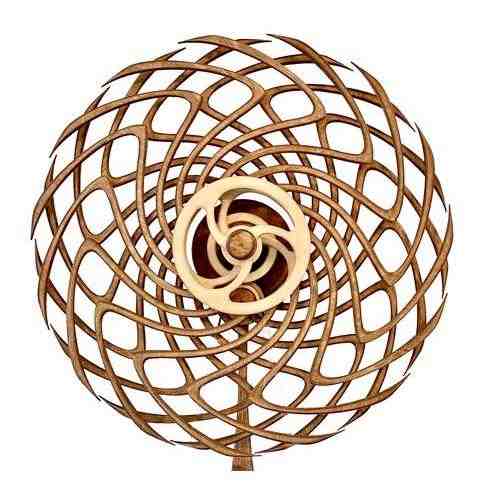 Scultura in legno cinetico | Decorazione murale animata &amp; oggetto d&
