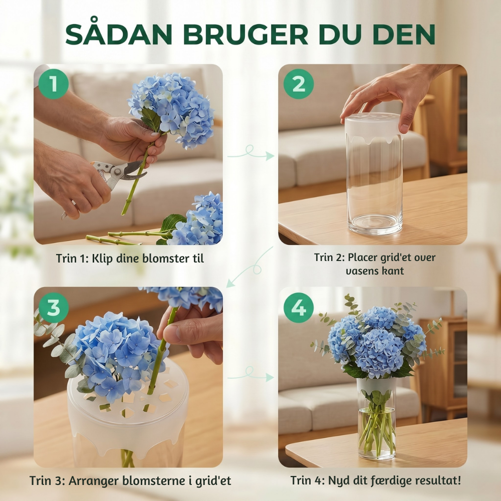 FleurFrame™ – Griglia in Silicone per Composizioni Floreali e Bouquet