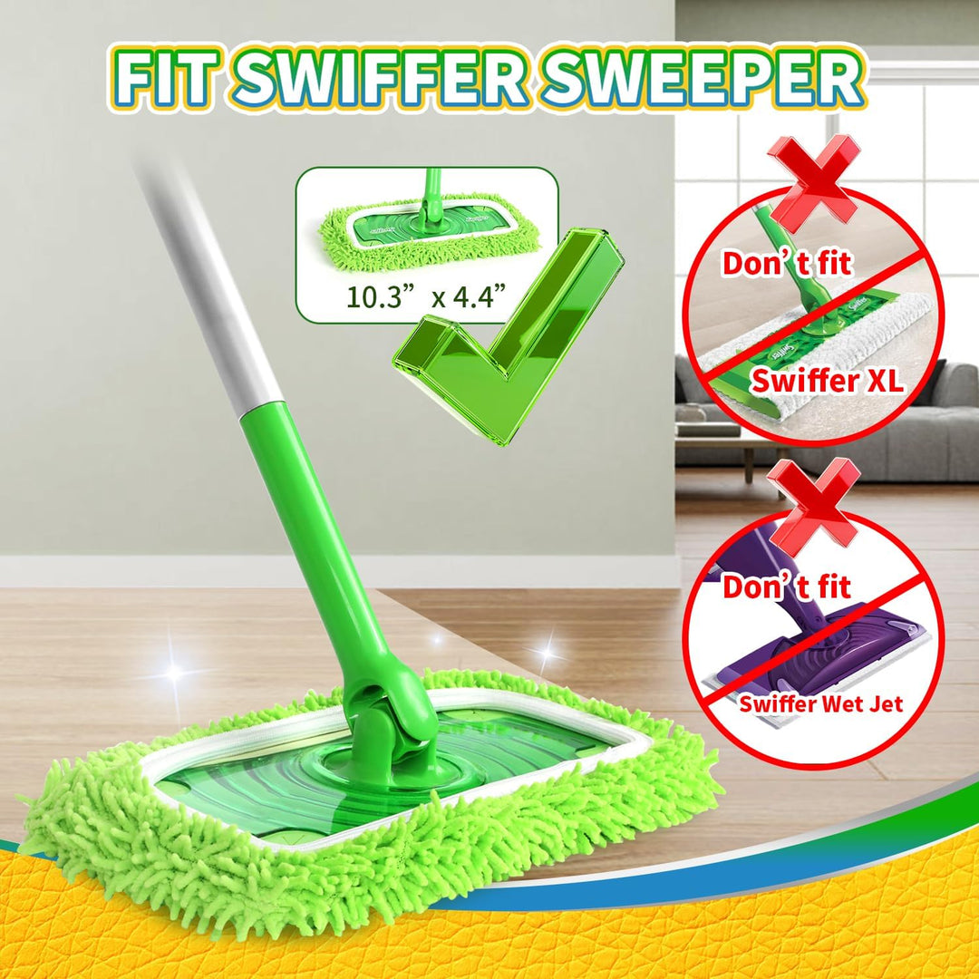 2+2 Gratuito | Panni riutilizzabili per Swiffer Sweeper™ - Pulizia sostenibile per tutte le superfici