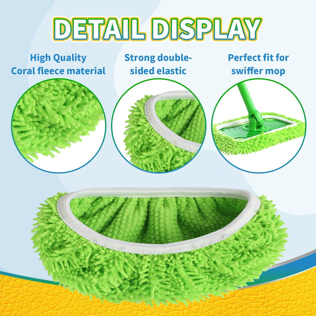 2+2 Gratuito | Panni riutilizzabili per Swiffer Sweeper™ - Pulizia sostenibile per tutte le superfici