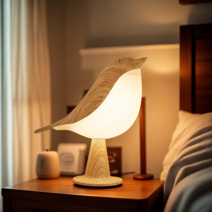 ZenGlow™ - Elegante lampada da comodino ispirata agli uccelli