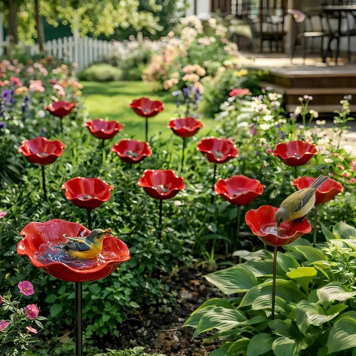 PetalHaven™ – Fontaine à oiseaux et pollinisateurs Fuglebad