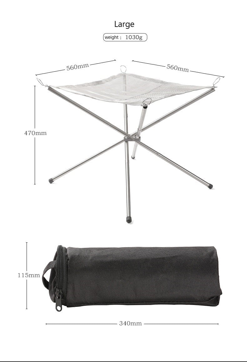 FlameFold™ Chaleur Instantanée en Plein Air