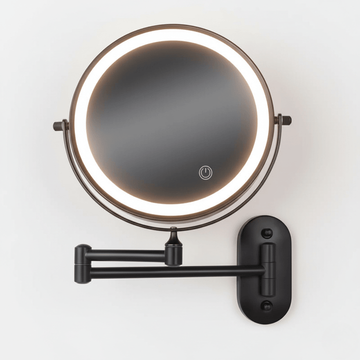 MAGNIFILUX – Specchio ingranditore a LED con illuminazione regolabile e batteria ricaricabile