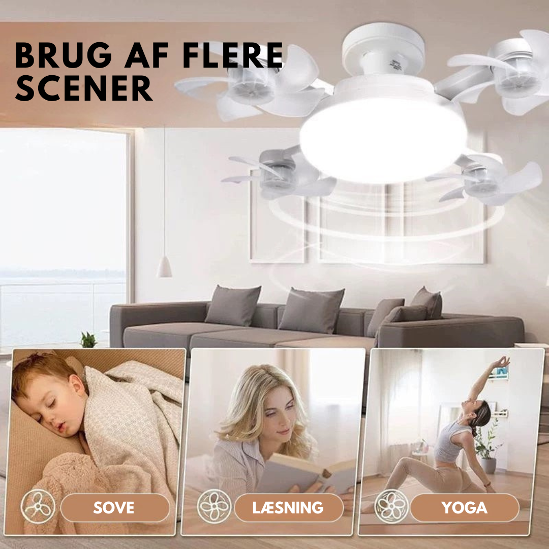 AeroGlow™ – Ventilatore da soffitto con tecnologia drone