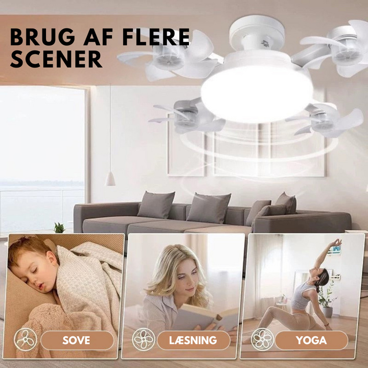 AeroGlow™ – Ventilatore da soffitto con tecnologia drone
