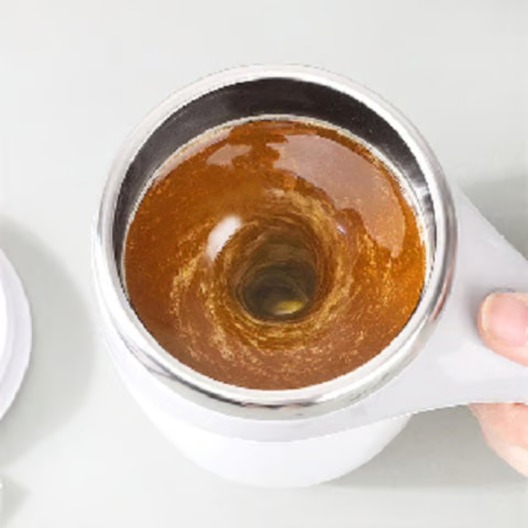 SpinSip™ – Tazza da caffè auto-miscelante