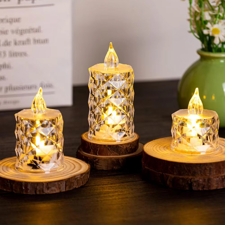 CandleGlow™ - Lampada LED in cristallo senza fiamma