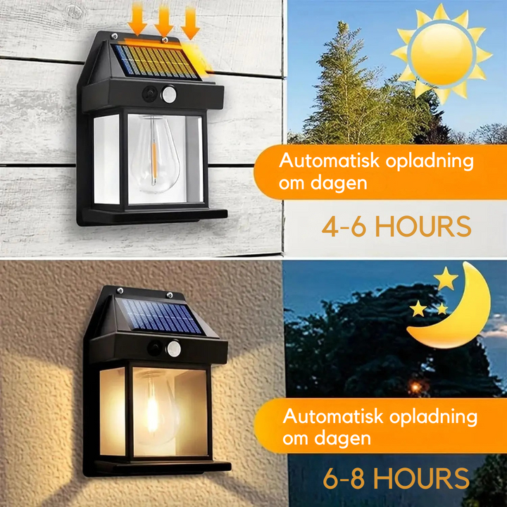 Lumoza™ – Lampe Murale Solaire Intelligente