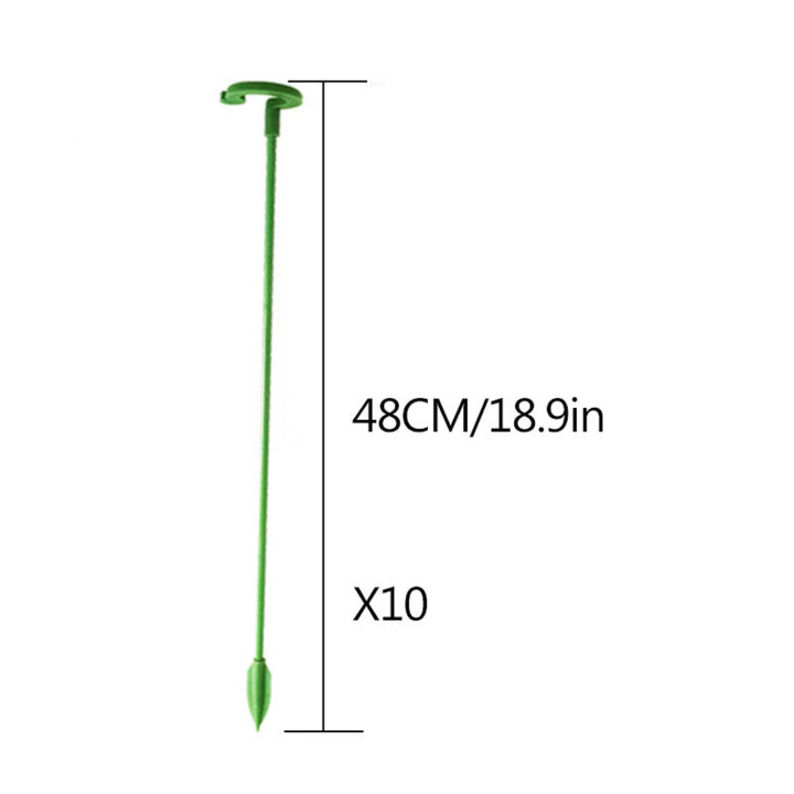 PlantGuard™ – Set di 10 Supporti per Piante Durevoli