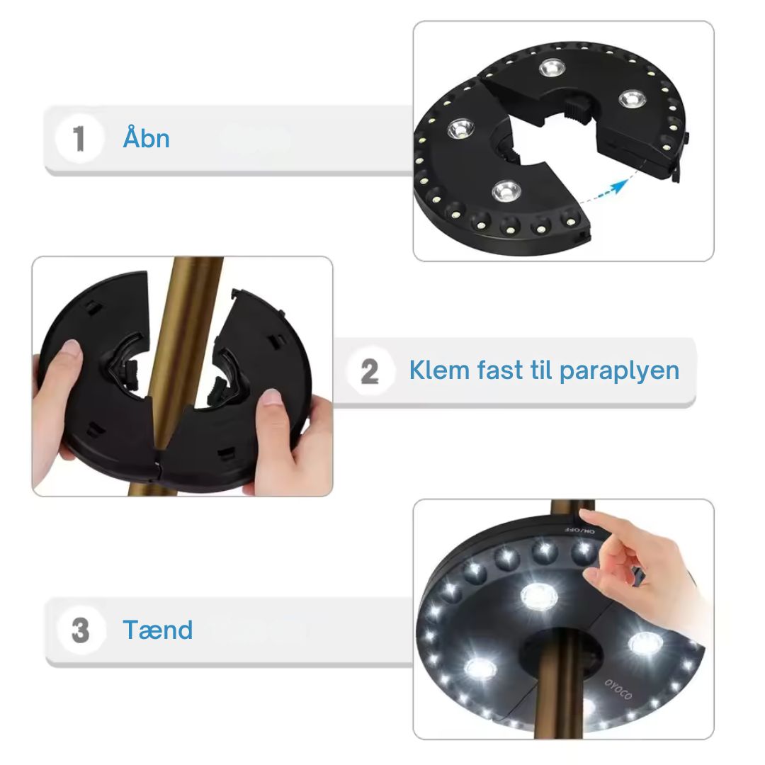 Lumina™ – Elegante Ombrellone da Giardino