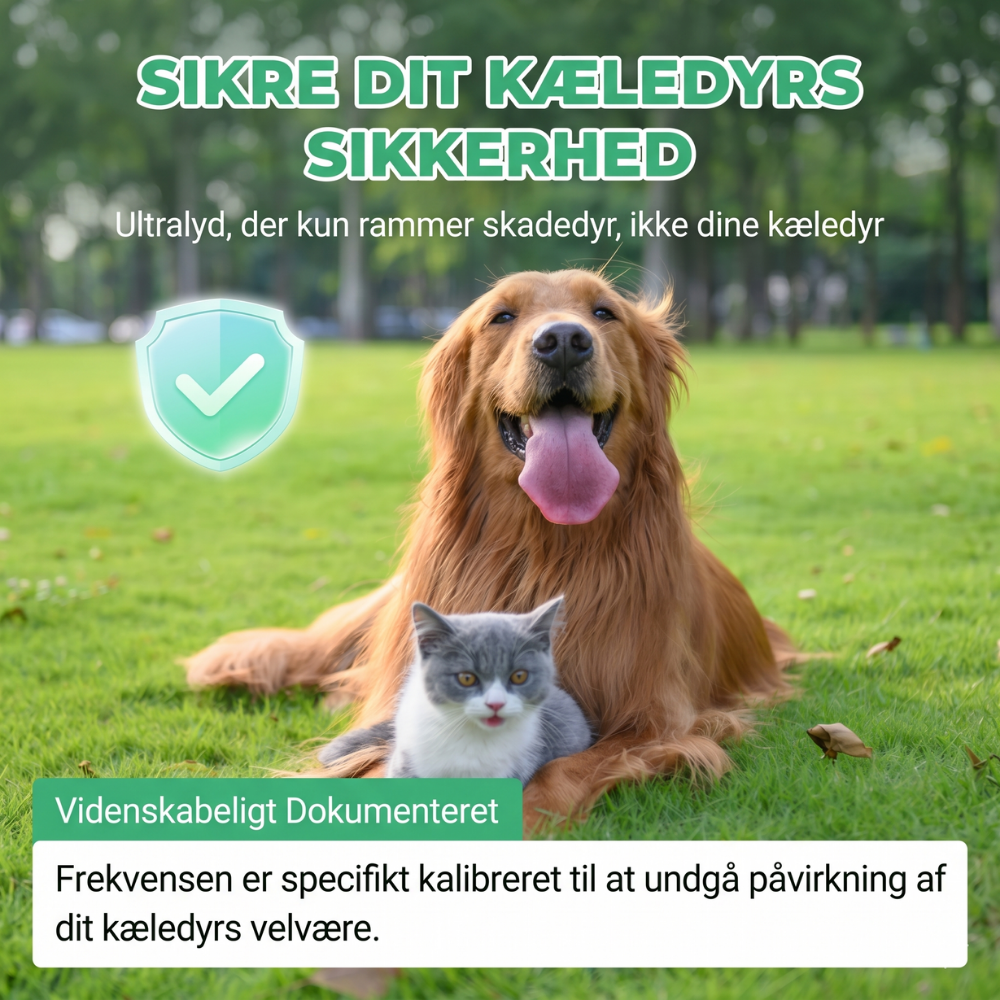 PestGuard™ – Répulsif Ultrasonique Solaire pour Animaux