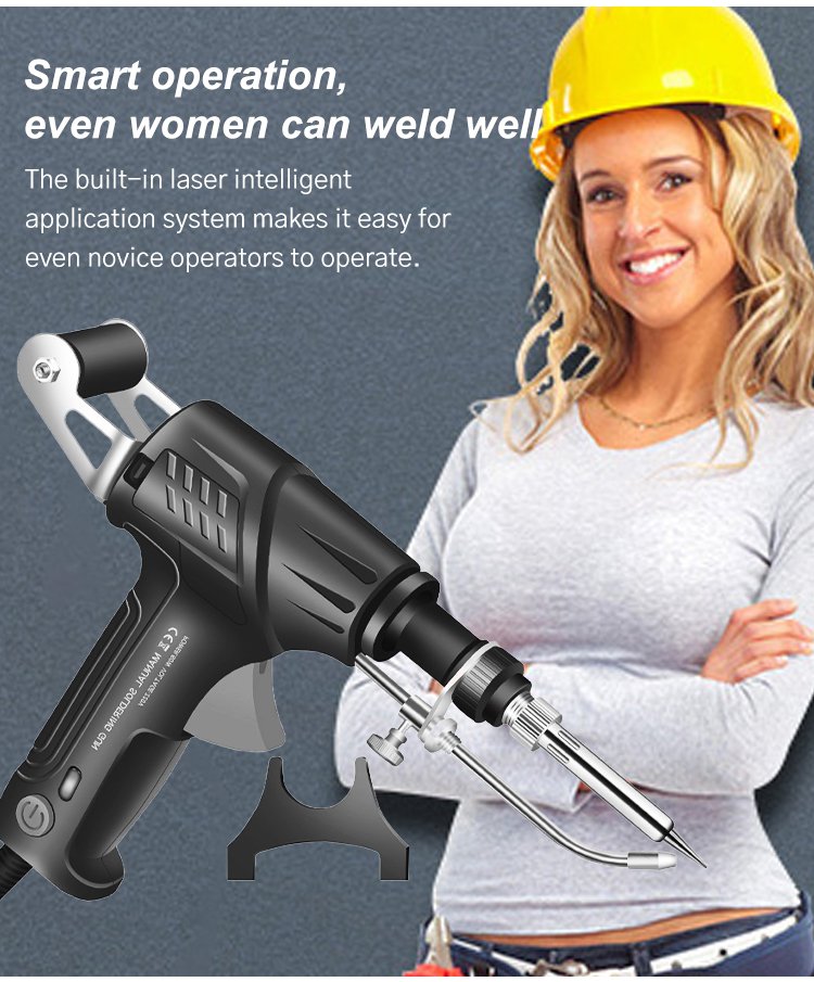 Strumento di Saldatura Elettrica | Riscaldamento Rapido in 20s | Saldatura e Taglio 2-in-1 | Manico Ergonomico
