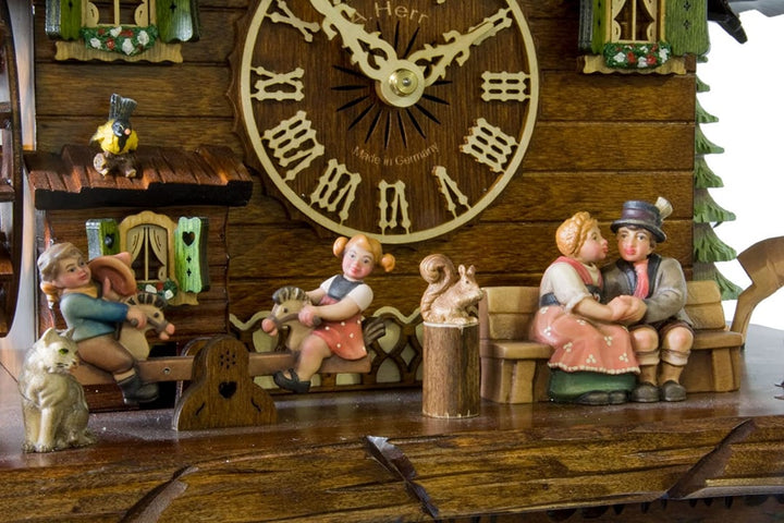 Orologio a cucù in legno TimberTock™ Incantevole Bosco