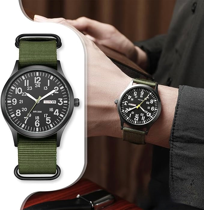 Orologio da uomo sostenibile per esterni – design resistente all&