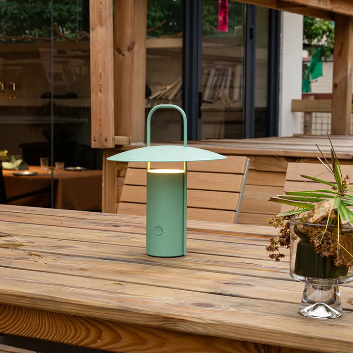 TerraBeam™ La lampada perfetta per il giardino! Ricaricabile tramite USB + 3 colori e intensità regolabile su 3 livelli